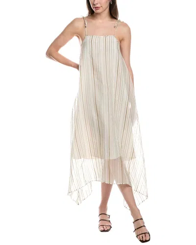 Joie Roisin Silk-blend Maxi Dress In Green