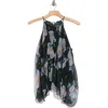 Joie Romee Floral Silk Chiffon Top In Green Gables Multi