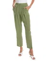 Joie Salima Silk Pants In Green