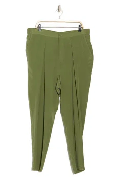 Joie Salima Silk Pants In Green