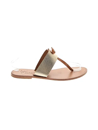 Pre-owned Joie Sandals In Gold