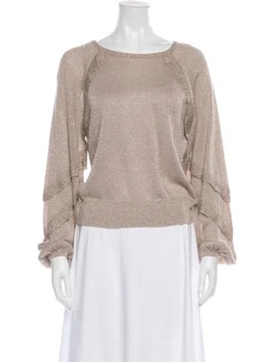Pre-owned Joie Scoop Neck Sweater