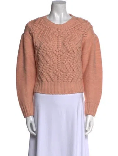 Pre-owned Joie Scoop Neck Sweater In Pink