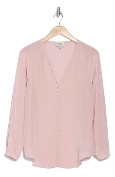 Joie Shariana Silk Georgette Top In Violet Ice