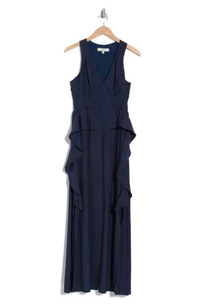 Joie Sheina Sleeveless Maxi Dress In Navy Blazer