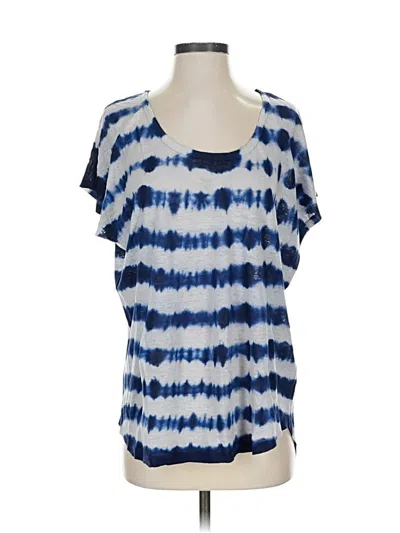 Pre-owned Joie Short Sleeve T-shirt In Blue