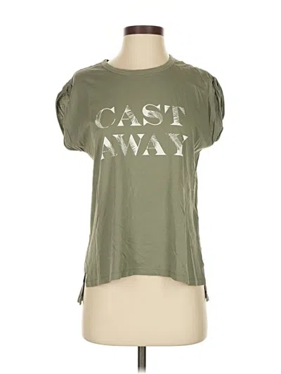 Pre-owned Joie Short Sleeve T-shirt In Green
