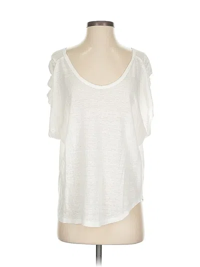 Pre-owned Joie Short Sleeve T-shirt In White