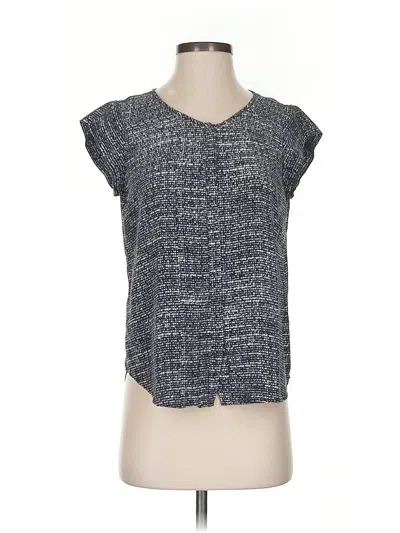 Pre-owned Joie Short Sleeve Top Gray Scoop Neck Tops