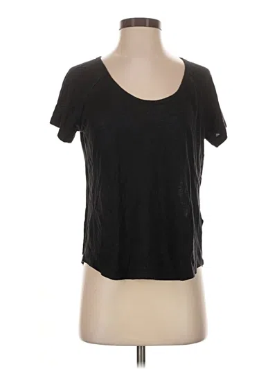 Pre-owned Joie Short Sleeve T-shirt In Black