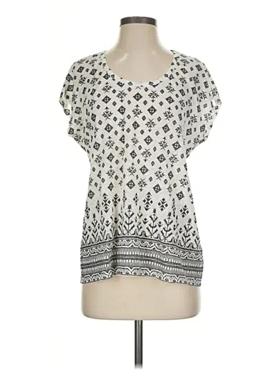Pre-owned Joie Short Sleeve T-shirt In Ivory