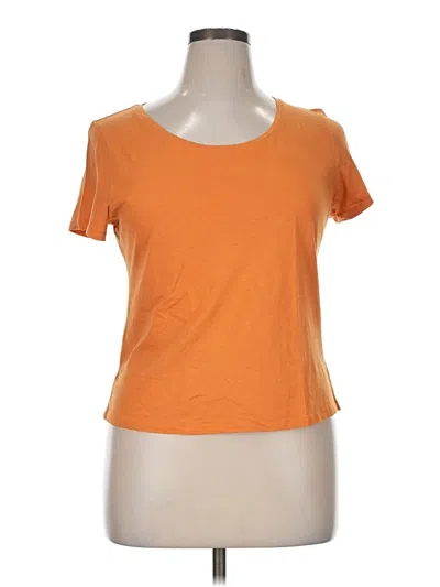 Pre-owned Joie Short Sleeve T-shirt In Orange