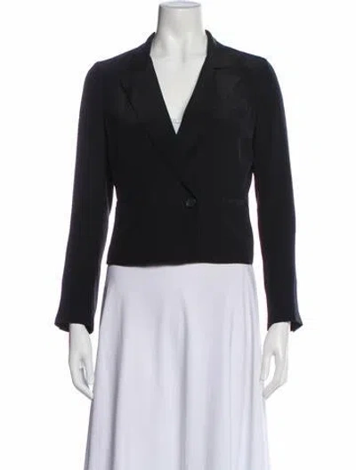 Pre-owned Joie Silk Blazer In Black