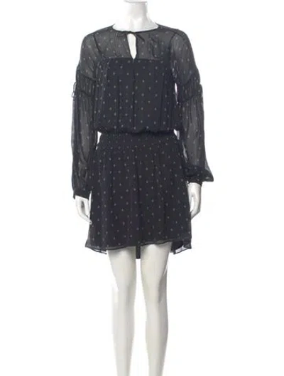Pre-owned Joie Silk Knee-length Dress In Multi