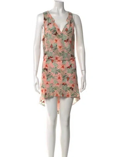 Pre-owned Joie Silk Knee-length Dress In Pink