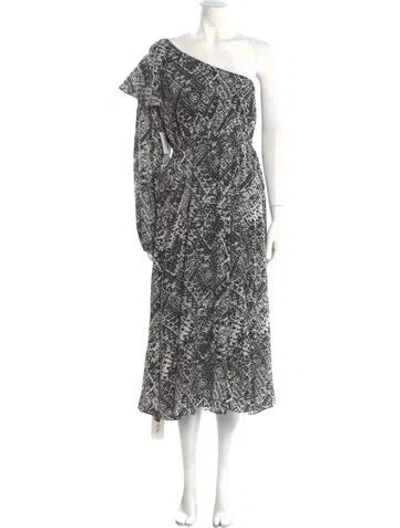 Pre-owned Joie Silk Long Dress In Multi