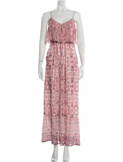 Pre-owned Joie Silk Long Dress W/ Tags In Pink