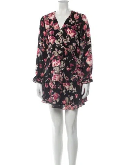 Pre-owned Joie Silk Mini Dress In Black