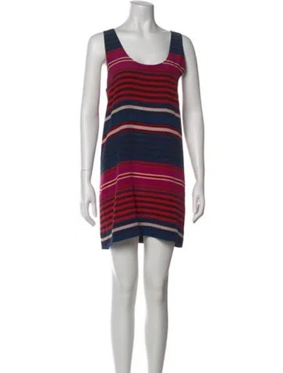 Pre-owned Joie Silk Mini Dress In Black