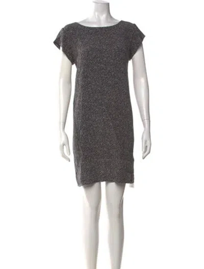 Pre-owned Joie Silk Mini Dress In Black