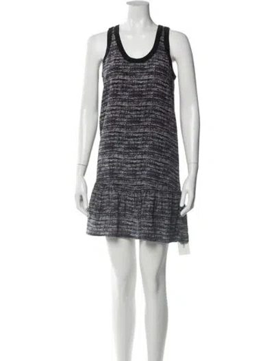 Pre-owned Joie Silk Mini Dress In Blue