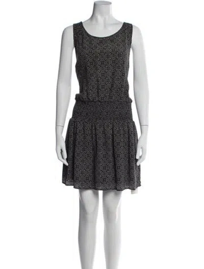 Pre-owned Joie Silk Mini Dress In Blue