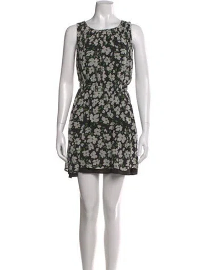 Pre-owned Joie Silk Mini Dress In Blue