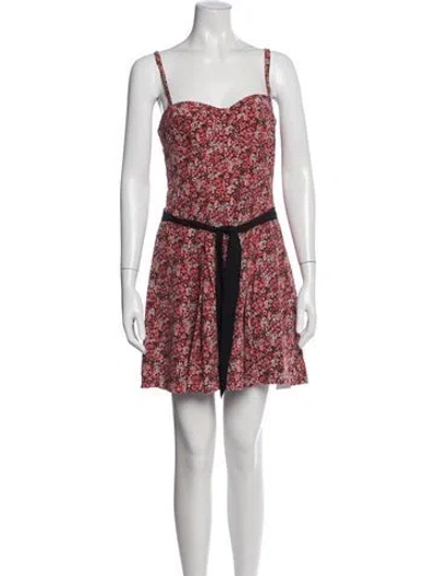 Pre-owned Joie Silk Mini Dress In Blue