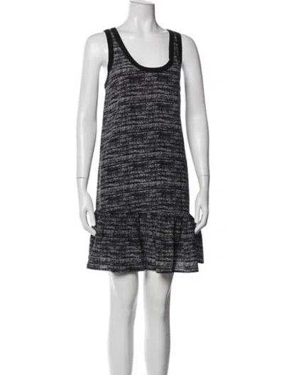 Pre-owned Joie Silk Mini Dress In Blue