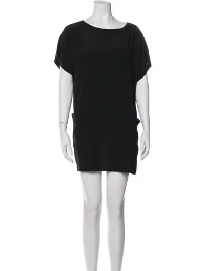 Pre-owned Joie Silk Mini Dress In Gray