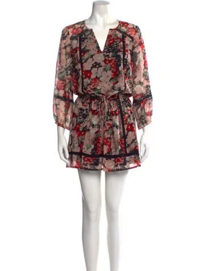 Pre-owned Joie Silk Mini Dress In Pink