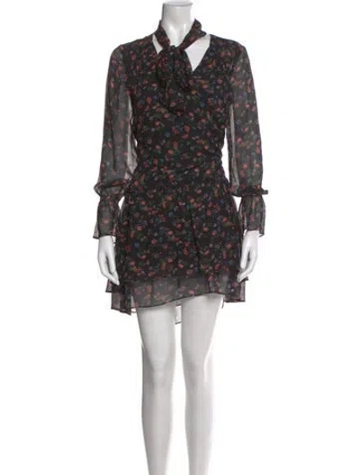 Pre-owned Joie Silk Mini Dress In Pink