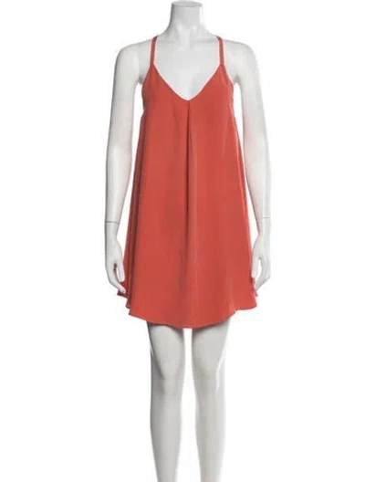 Pre-owned Joie Silk Mini Dress In Pink