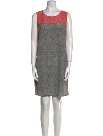 Pre-owned Joie Silk Mini Dress In Red