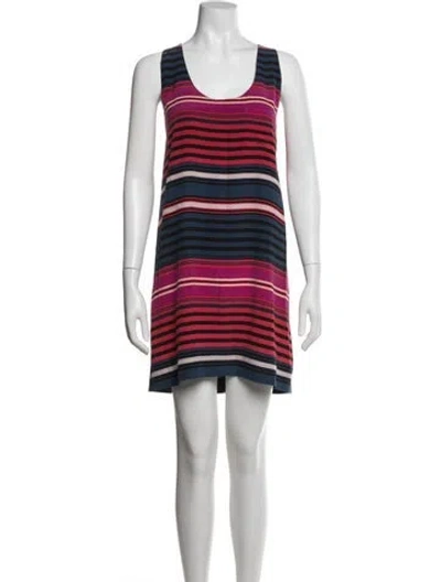 Pre-owned Joie Silk Mini Dress In Red
