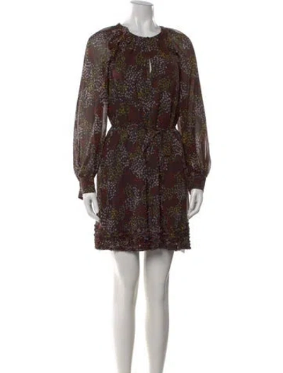 Pre-owned Joie Silk Mini Dress W/ Tags In Black