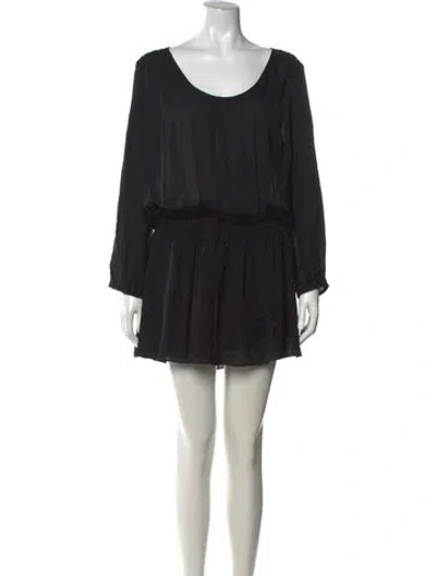 Pre-owned Joie Silk Mini Dress W/ Tags In Black