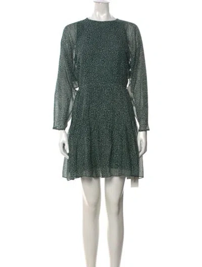 Pre-owned Joie Silk Mini Dress W/ Tags In Green