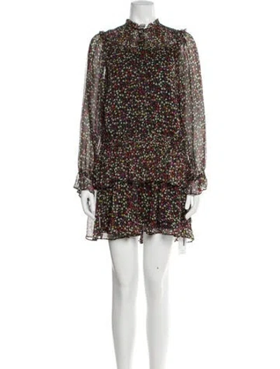 Pre-owned Joie Silk Mini Dress W/ Tags In Multi