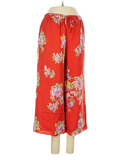 Pre-owned Joie Silk Pants In Red