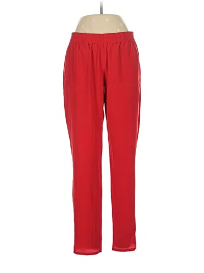 Pre-owned Joie Silk Pants In Red