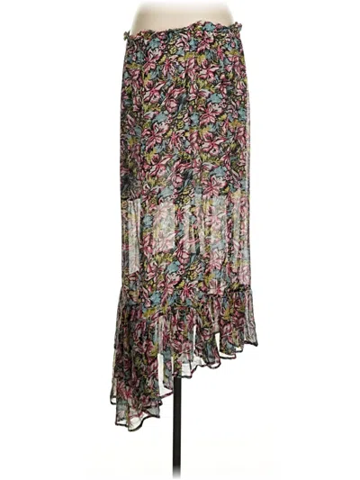 Pre-owned Joie Silk Skirt In Purple