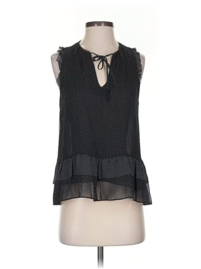 Pre-owned Joie Sleeveless Blouse In Black