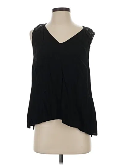 Pre-owned Joie Sleeveless Blouse In Black