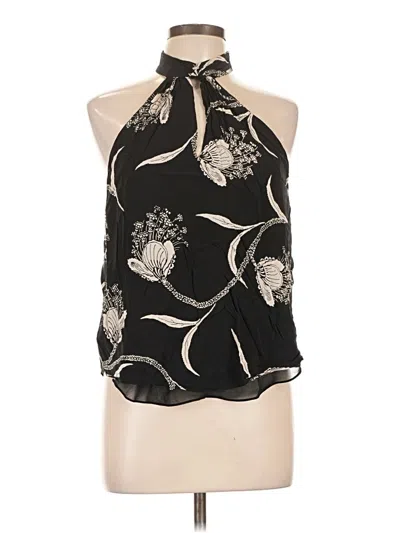 Pre-owned Joie Sleeveless Blouse In Black