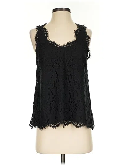 Pre-owned Joie Sleeveless Blouse In Black