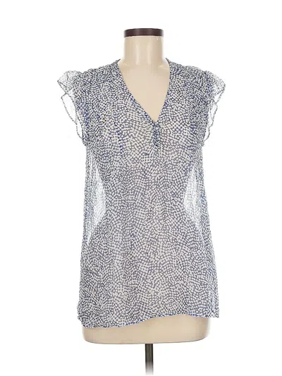 Pre-owned Joie Sleeveless Blouse In Blue