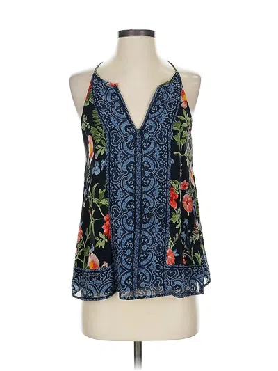 Pre-owned Joie Sleeveless Blouse In Blue