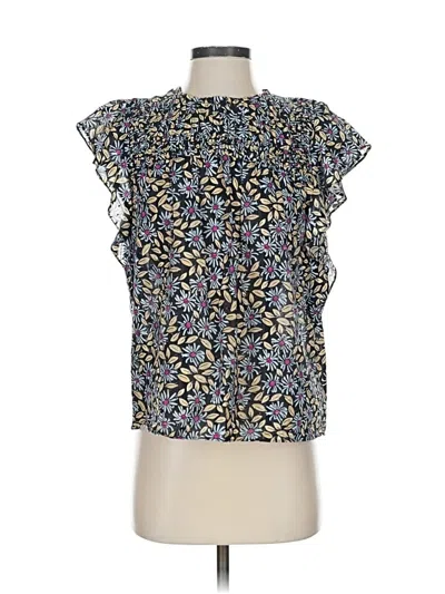 Pre-owned Joie Sleeveless Blouse In Blue