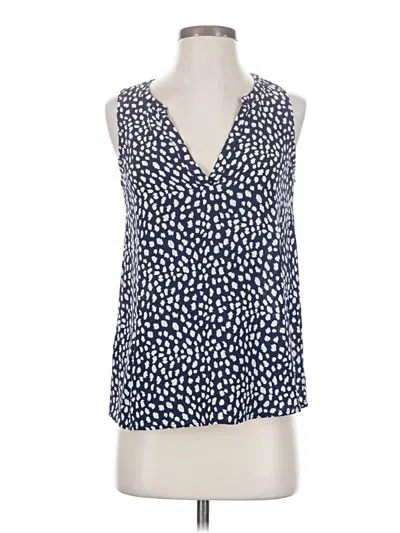 Pre-owned Joie Sleeveless Blouse In Blue